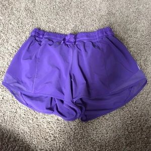 OPEN TO OFFERS! lululemon hotty hot shorts purple
